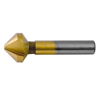 Spidsforsænker 90° HSS-TIN Ø6,3 mm 3 skærekanter DIN 335 Form C